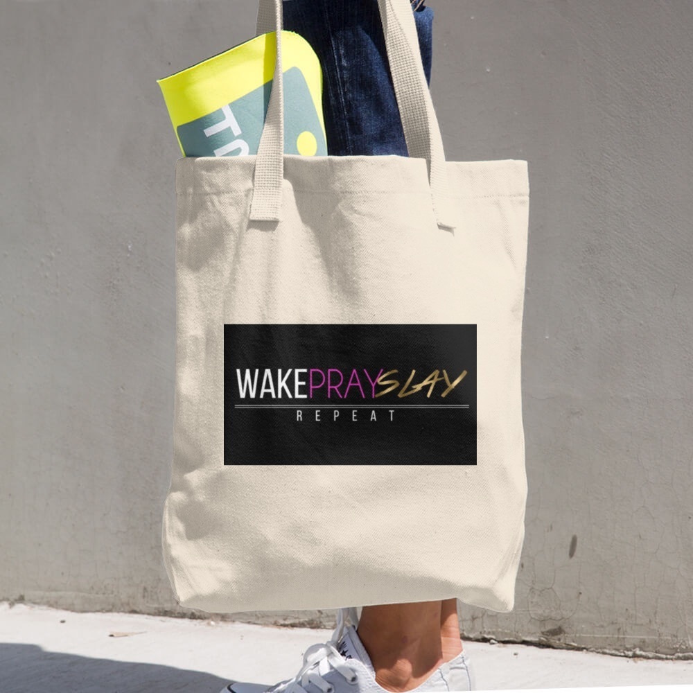 WAKE PRAY SLAY REPEAT FASHION TOTE *NWT* - Picture 1 of 3